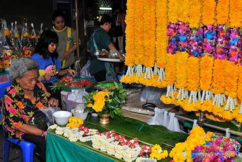 Chợ Hoa Pak Khlong Talat - Bangkok (1)