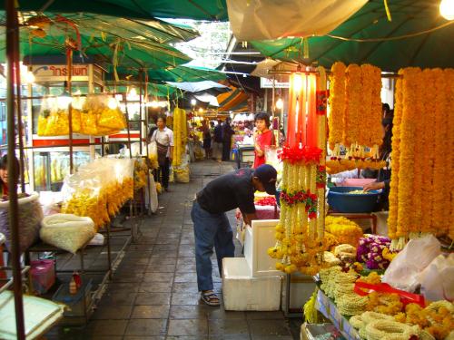 Chợ Hoa Pak Khlong Talat - Bangkok (2)