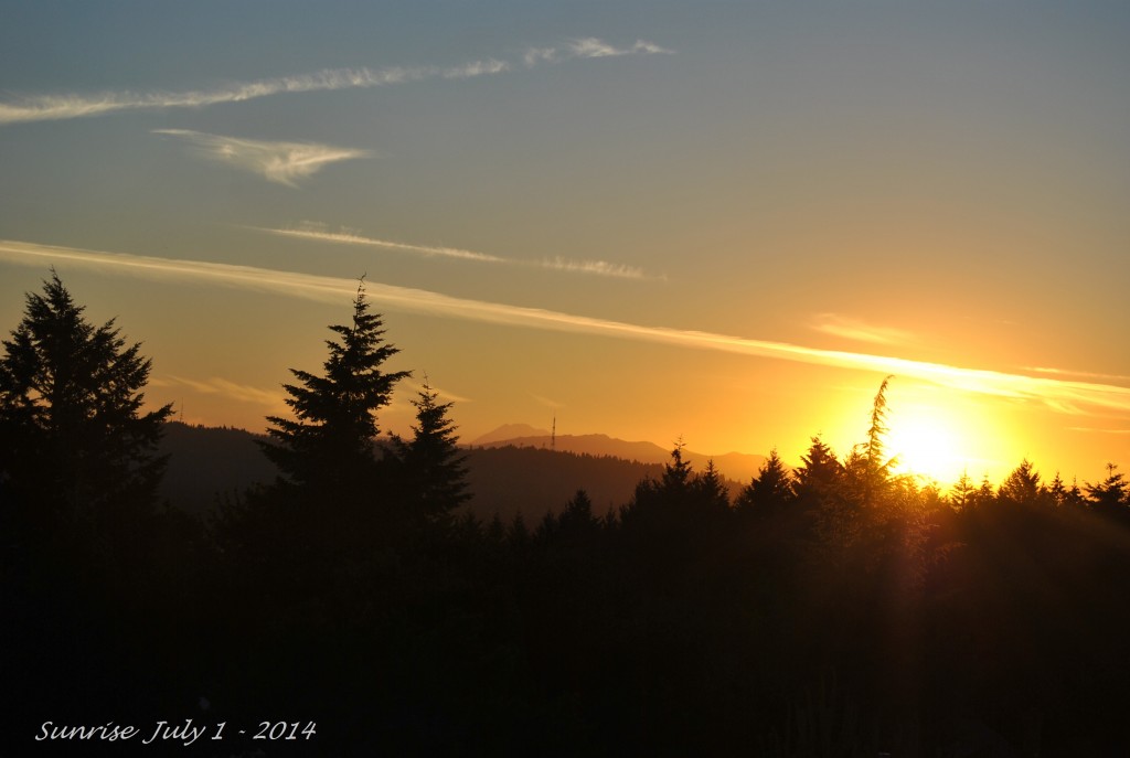 Sunrise July 1 - 2014 (3)