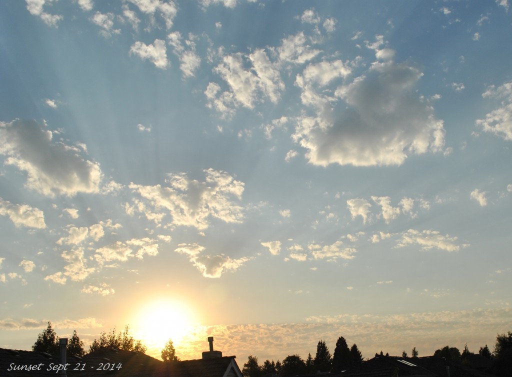 Sunset Sept 21 - 2014 (2)